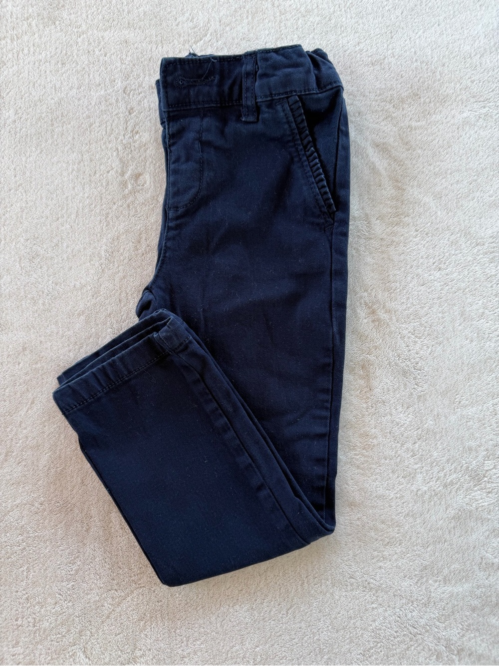 Uniform-Girls Light Blue Polo Top and Navy Pants Set Size 4T - Picture 6 of 11